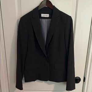 Calvin Klein Women's Charcoal Blazer